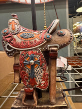 Load image into Gallery viewer, RA4940 Red Jesus Saddle Lamp
