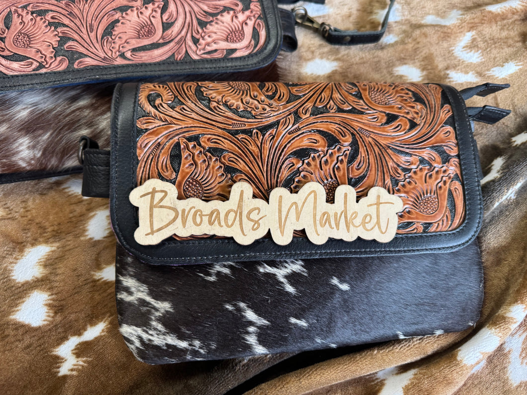 Tooled Colored Crushed Velvet Crossbody Purse