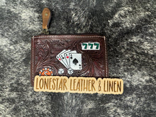 Load image into Gallery viewer, Tooled Leather Vegas Coin Purse
