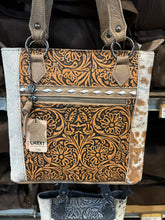 Load image into Gallery viewer, Full Tooled Cowhide Handbag BA2820
