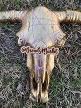 Load image into Gallery viewer, Gexa Pink Webbed Cowskull
