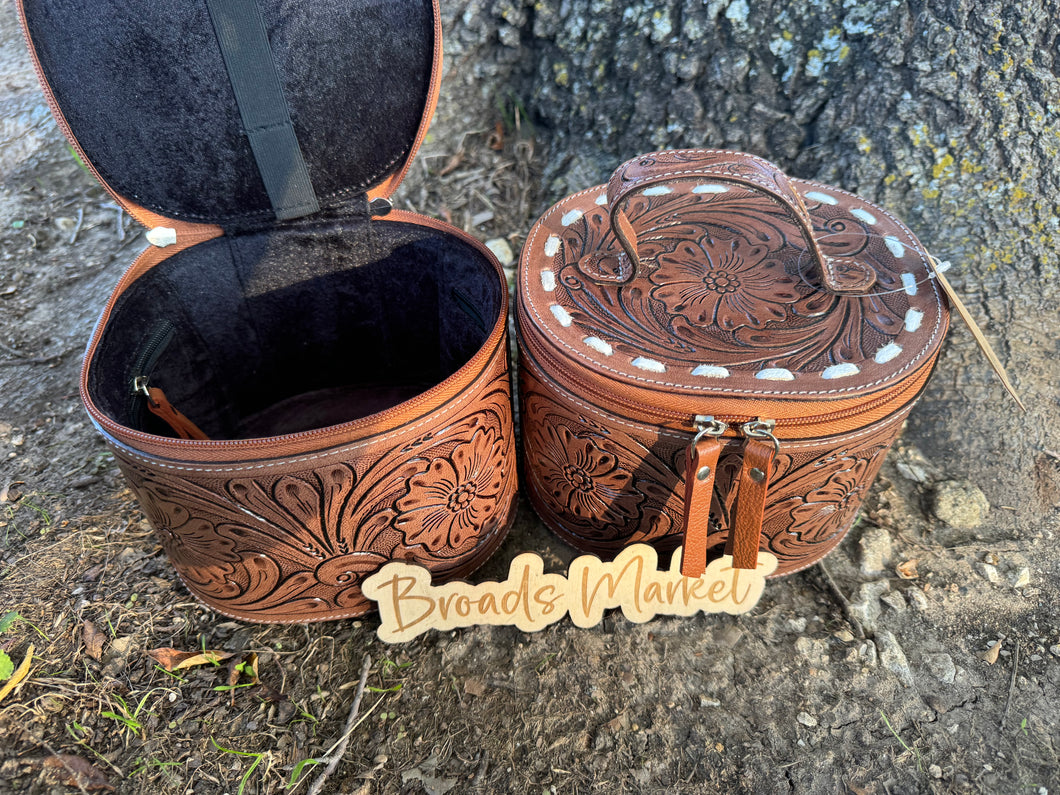 Tooled Cosmetic Jewelry Cases