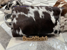 Load image into Gallery viewer, Cowhide Zip Pouches
