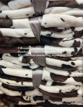 Load image into Gallery viewer, Cow Print Blankets
