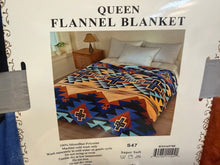 Load image into Gallery viewer, Samuel S47 Queen Plush Aztec Cross Blanket

