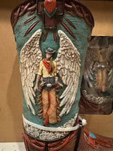 Load image into Gallery viewer, Cowgirl Angel Boot Vase
