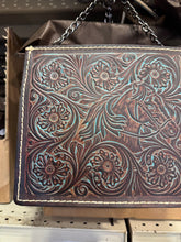 Load image into Gallery viewer, Tooled Horse Chain Crossbody Purse
