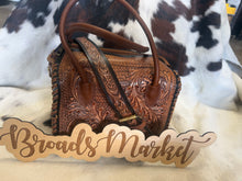 Load image into Gallery viewer, Josie Tooled Leather Belt Buckle Speedy Purse
