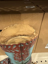 Load image into Gallery viewer, RA4145 Cactus Tooled Boot Vase
