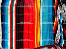 Load image into Gallery viewer, Savannah Serape Multi Colored A46 Super Plush Blanket
