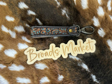 Load image into Gallery viewer, Tooled Leather Keychain Holders
