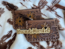 Load image into Gallery viewer, Tooled Cowhide &amp; Leather Coin Purses
