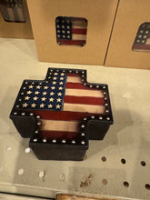 Load image into Gallery viewer, US Flag Patriotic Trinket Box
