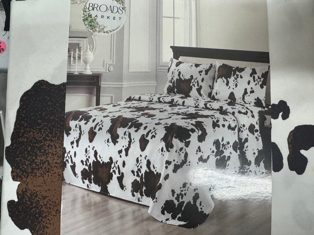 Cow Print Sheets