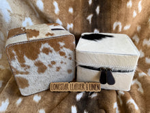 Load image into Gallery viewer, Cowhide Jewelry Boxes
