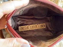 Load image into Gallery viewer, Tooled Cowhide Jewelry Cosmetic Case
