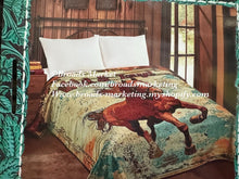 Load image into Gallery viewer, Western Antique Plush MIA Blankets
