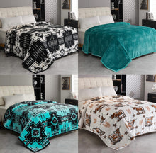 Load image into Gallery viewer, Random Assortment of 5 Super Plush Blankets
