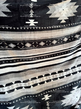 Load image into Gallery viewer, Toya Black &amp; Grey Aztec A42 Super Plush Blanket
