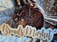 Load image into Gallery viewer, Black &amp; Beige Tooled Speedy Leather Purse
