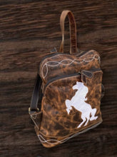 Load image into Gallery viewer, Distressed Leather Small Backpacks
