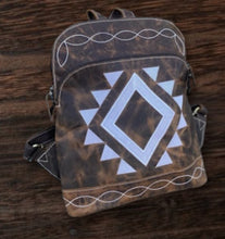 Load image into Gallery viewer, Distressed Leather Small Backpacks
