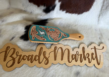 Load image into Gallery viewer, Wooden Leather Hair Brushes

