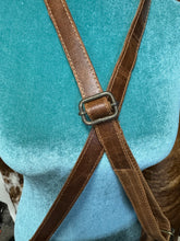 Load image into Gallery viewer, Stunning Tooled Cowhide Crossbody Purse
