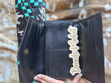 Load image into Gallery viewer, Checkered Cowhide Wallets
