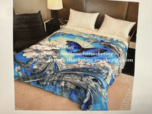Load image into Gallery viewer, Blue Morpho Butterfly Blanket
