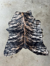 Load image into Gallery viewer, Columbian 3 Foot Enhanced Brindle Cowhide Silky Rugs
