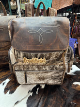 Load image into Gallery viewer, Medium Bootstitch Cowhide Backpacks
