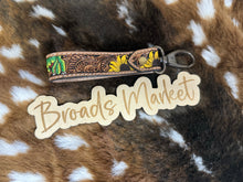 Load image into Gallery viewer, Tooled Leather Keychain Holders
