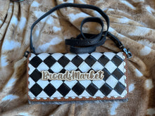 Load image into Gallery viewer, Checkered Crossbody Wallet Purse
