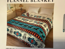 Load image into Gallery viewer, Sandhorse Queen Turquoise Blanket
