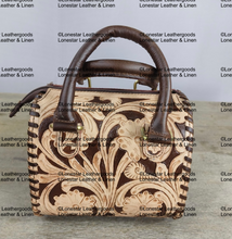 Load image into Gallery viewer, Tooled Leather Holly Speedy Purse
