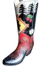 Load image into Gallery viewer, RA4149 Black Bear Boot Vase
