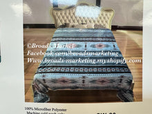 Load image into Gallery viewer, Light Blue Piper Aztec Super Plush
