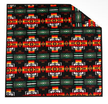 Load image into Gallery viewer, Martin Black Aztec Crosses Super Plush Blanket
