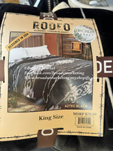 Load image into Gallery viewer, Black Aztec Super Plush Blanket &amp; Sherpa Blanket
