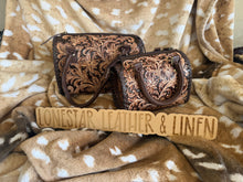Load image into Gallery viewer, Layla Brown Tooled Speedy Purse
