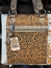 Load image into Gallery viewer, BA2820 Full Tooled Cowhide Handbag
