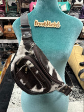 Load image into Gallery viewer, Cowhide Leather Fanny Bum Sling Bags
