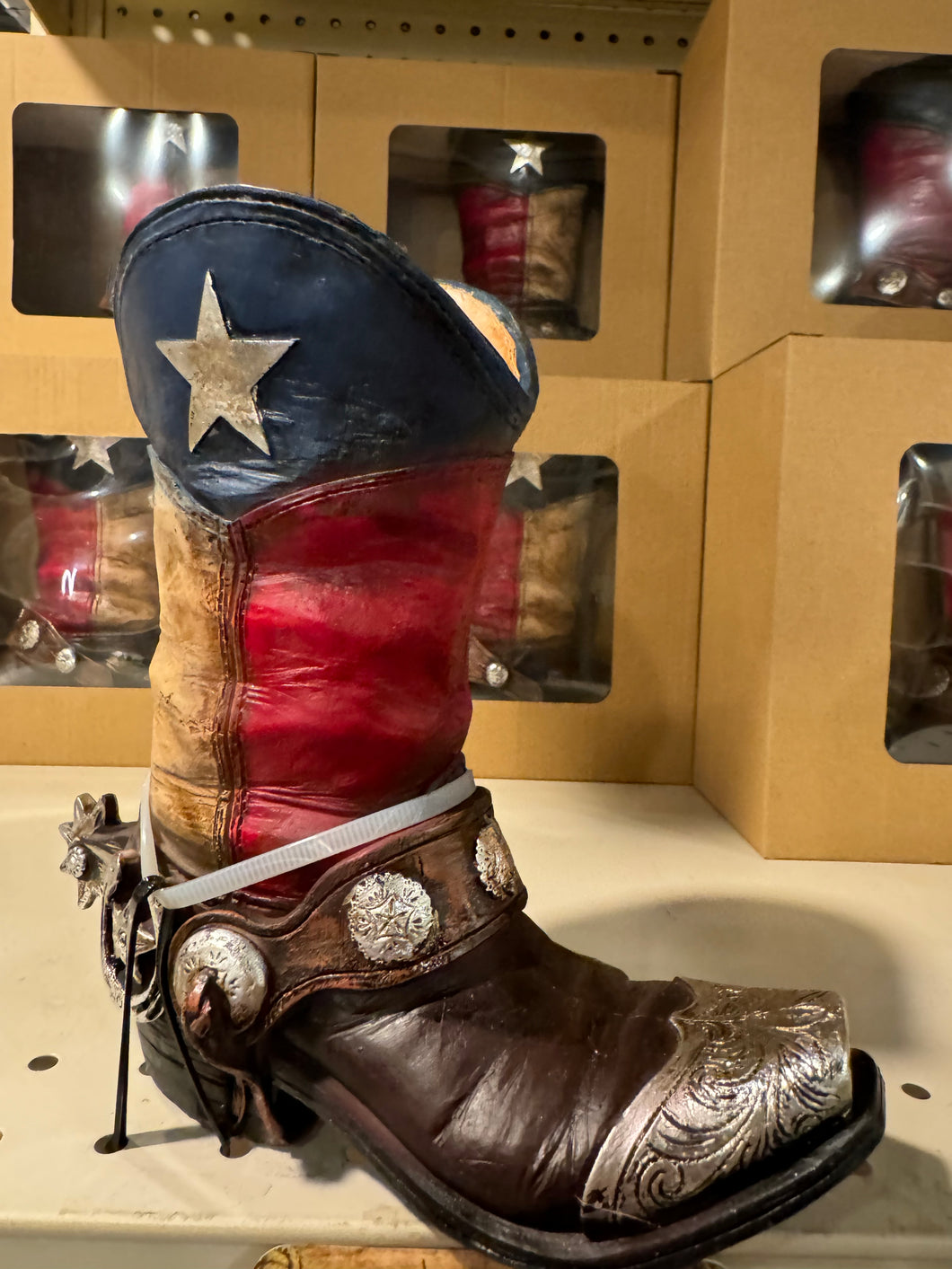 Texas Boot Vase