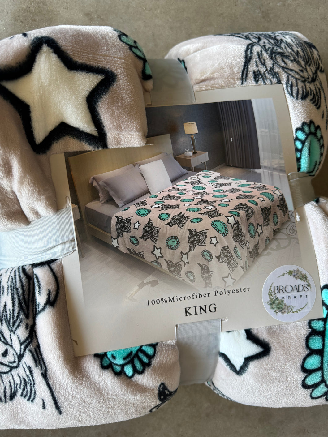 Highland Concho Super Plush Blanket
