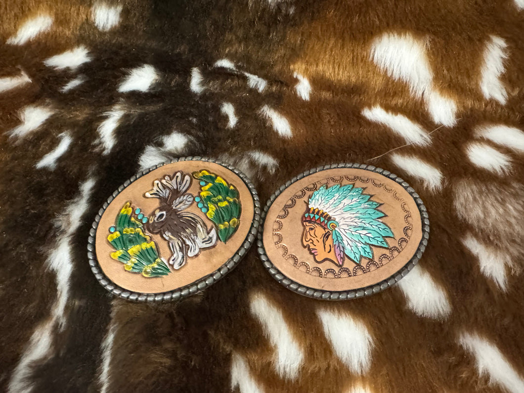 Set of 2 Belt Buckles