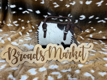 Load image into Gallery viewer, Small Cowhide Speedy Crossbody Shoulder purse
