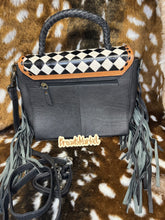 Load image into Gallery viewer, Melanie Handle Crossbody Fringe Purse

