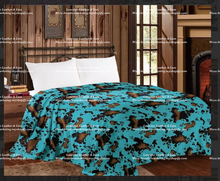Load image into Gallery viewer, MIA Cow Print Super Plush Blankets
