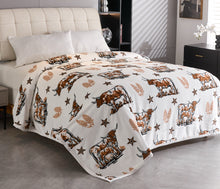 Load image into Gallery viewer, Longhorn Super Plush Blanket
